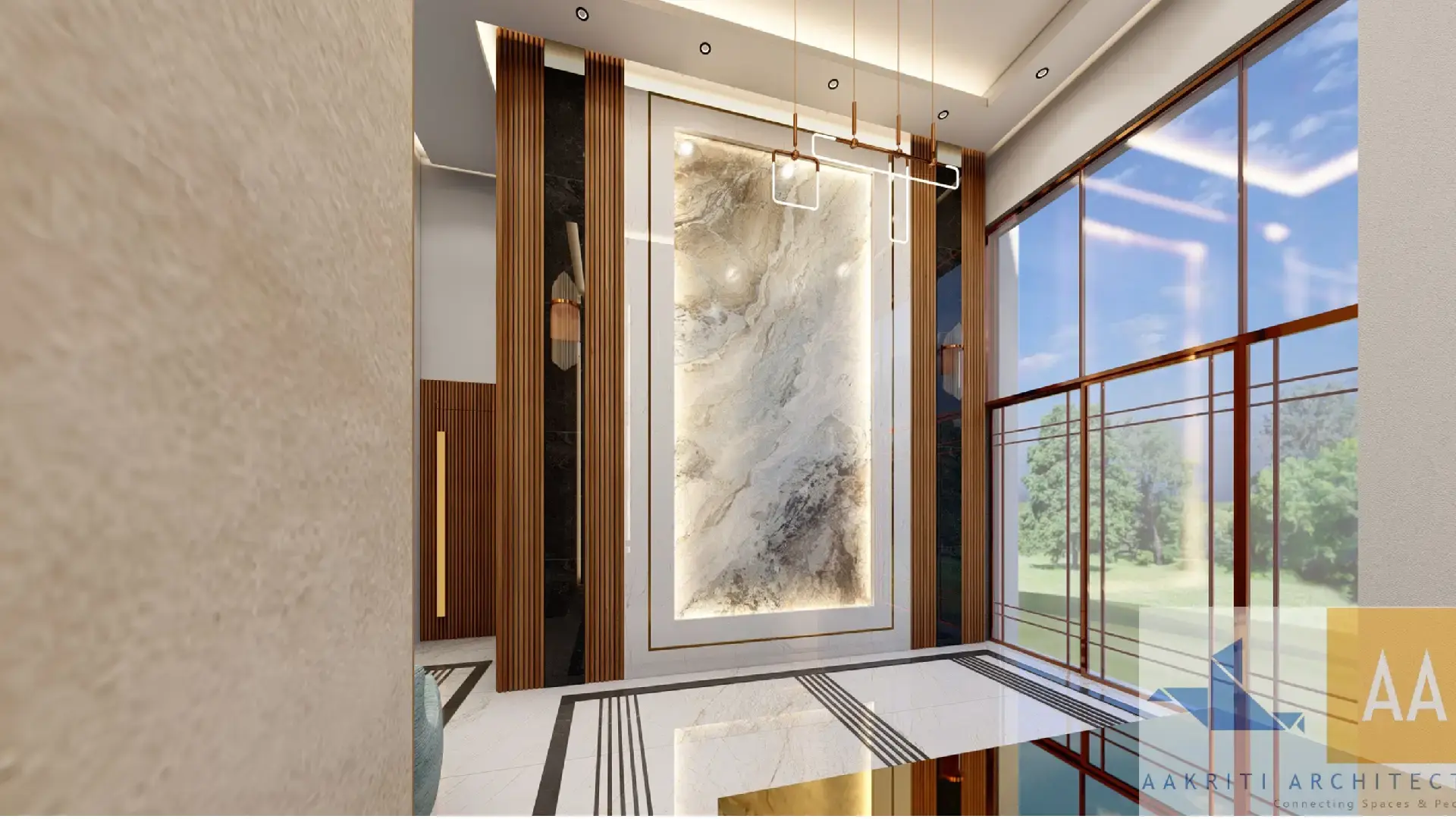 Vasant Lawns interior